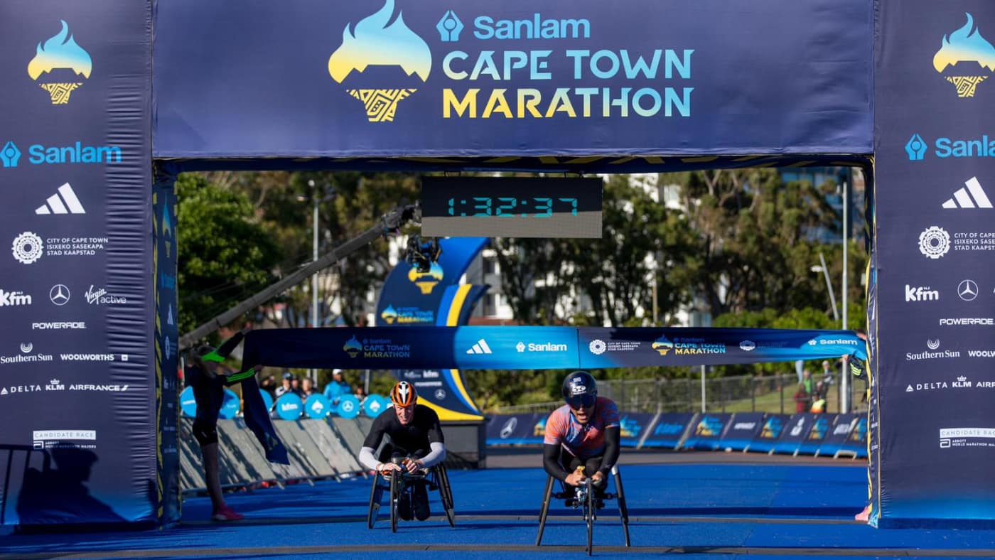Featured image for “Watanabe and Wheeler Win the Wheelchair Invitational at the Sanlam Cape Town Marathon”