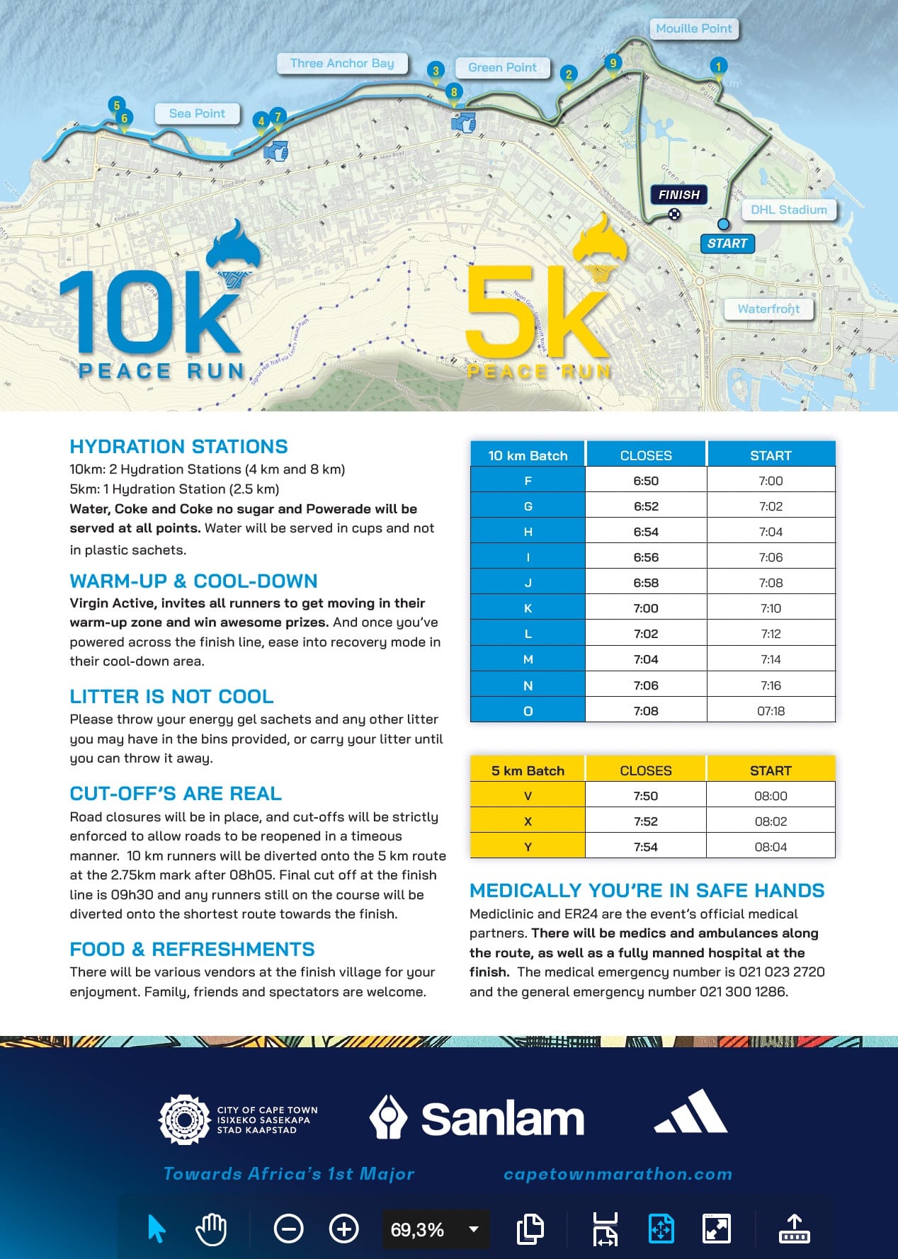2023 Cape Town Marathon Peace Runs